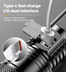 High-Power Rechargeable LED Tactical Flashlight 2024