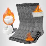 3 Pairs of Thermal Merino Wool Hiking Socks
