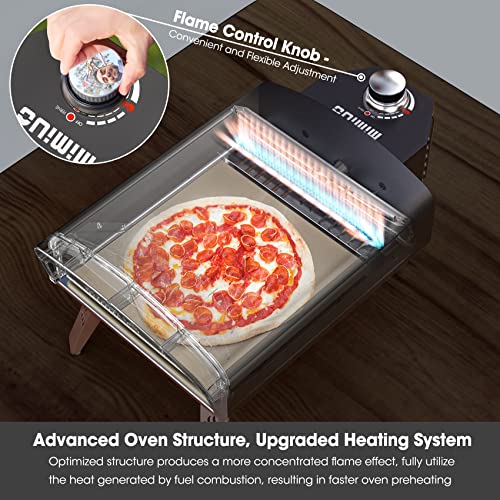 Mimiuo Gas Pizza Oven - Portable Propane, Classic Series