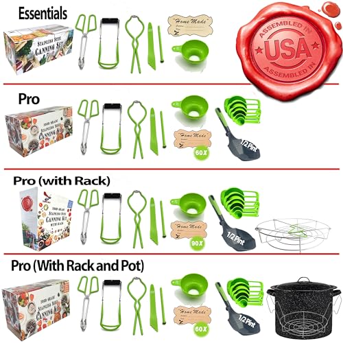 Stainless Steel Canning Set with Wide Mouth Funnel