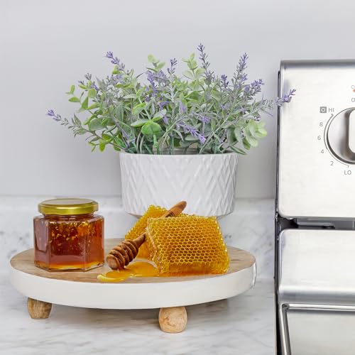 24-Pack Clear Glass Hexagon Jars for Canning Jams