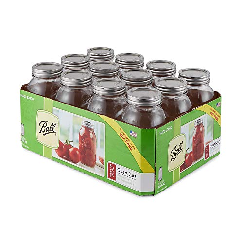 Ball Regular Mouth Quart Jars 12-Pack 32oz
