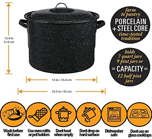Essential Canning Pot Set with Rack and Ladle