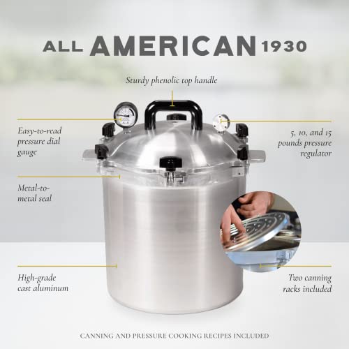 All American 25qt Pressure Cooker/Canner - Made in USA