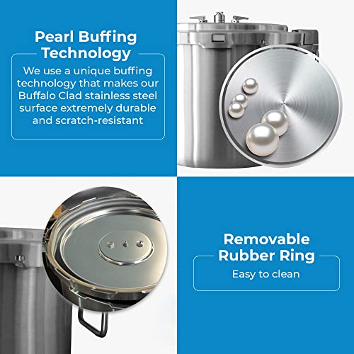 Extra Large Stainless Steel Pressure Canner 37 Quart