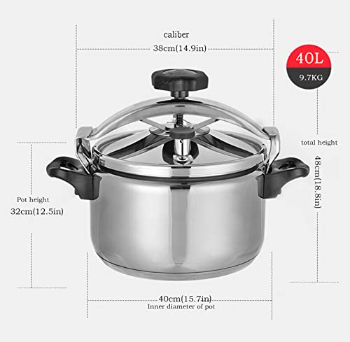 40L Stainless Steel Commercial Pressure Canner