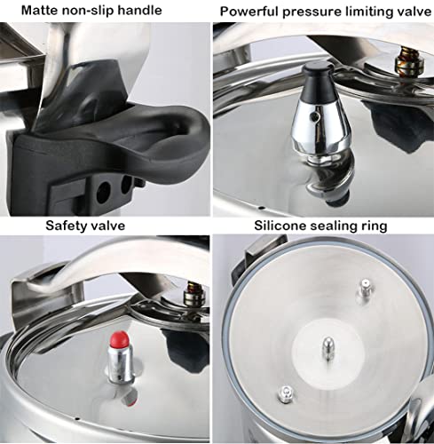 40L Stainless Steel Commercial Pressure Canner