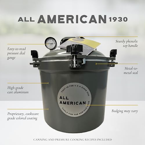All American 21.5qt Pressure Cooker/Canner with Sealing System