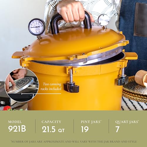 All American 21.5qt Pressure Cooker/Canner - Mustard