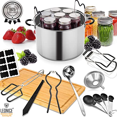 Stainless Steel Canning Starter Kit with Essentials