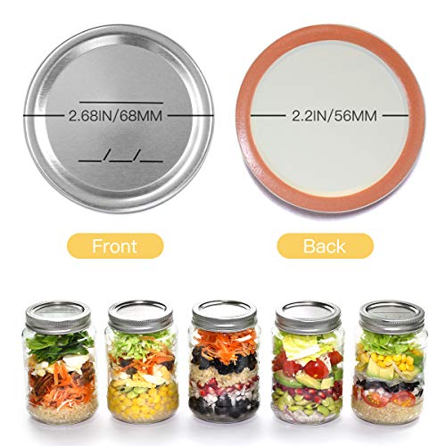 Split-Type Metal Canning Lids for Ball/Kerr Jars, 24 Count
