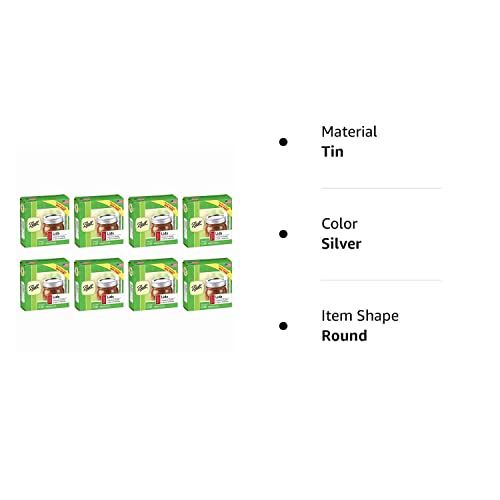 96 Ball Mouth Mason Jar Canning Lids Silver