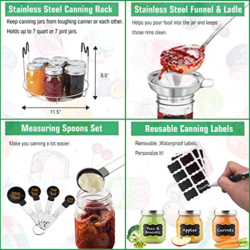 Stainless Steel Canning Starter Kit with Essentials