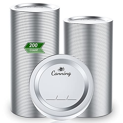 200pcs Regular Mouth Canning Jar Lids for Ball/Kerr