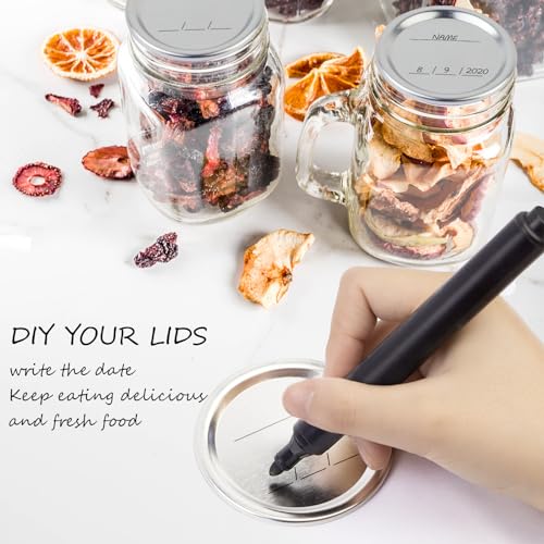 200 Regular Mouth Canning Jar Lids - Leak Proof