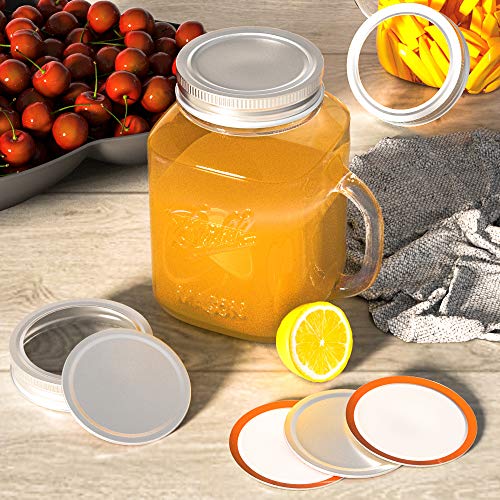 Regular Mouth Canning Lids for Ball, Kerr Jars - 24 Pack