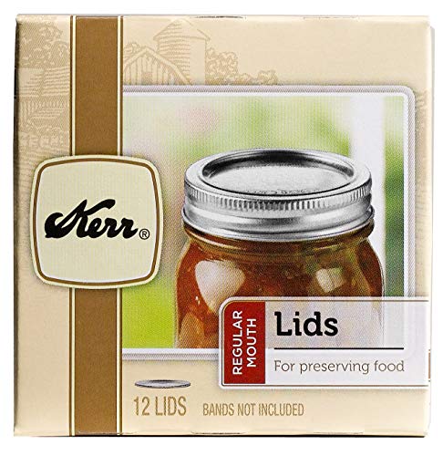 Kerr Can Jar Lids 10 pack (12/pack) by Jarden