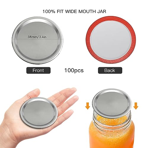Wide Mouth Canning Lids for Ball, Kerr Jars