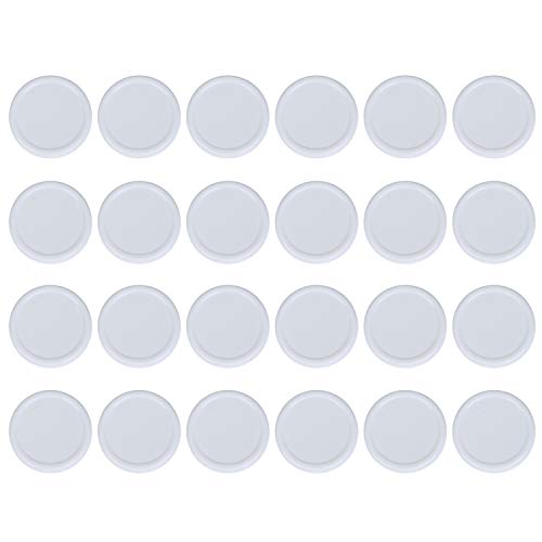 24 Regular Mouth Plastic Storage Caps for Mason Jars