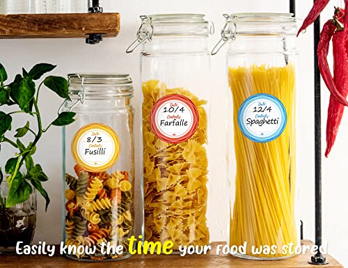 Removable Waterproof Canning Labels for Mason Jars