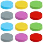 12 Pack Multicolor REGULAR MOUTH Mason Jar Lids