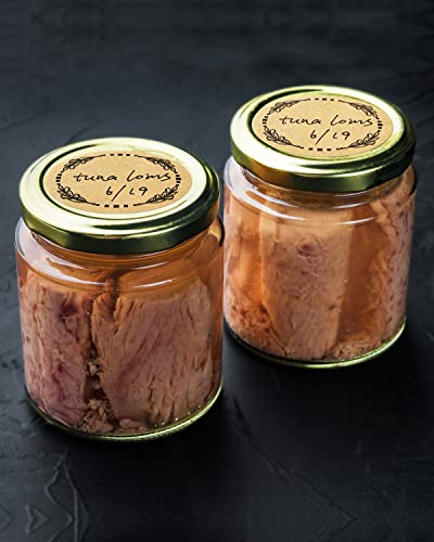 500pc 2" Kraft Sticker Labels for Canning Jars