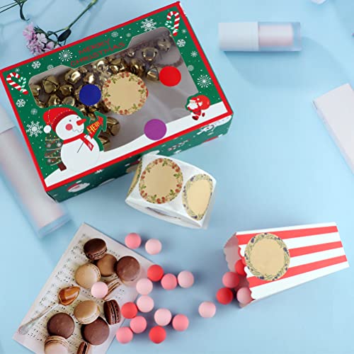 600 Round Floral Canning Jar Labels Stickers