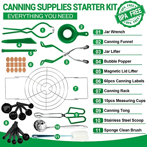 All-in-one Canning Starter Kit for Beginners and Enthusiasts