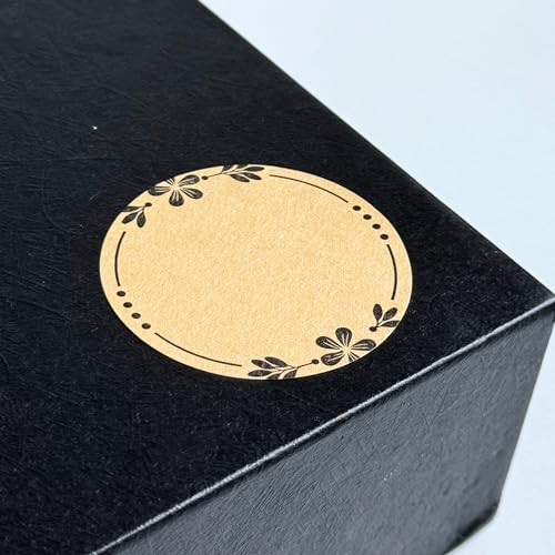 300, 2" Brown Kraft Canning Labels for Mason Jars