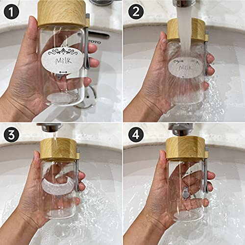 Dissolvable Canning Labels for Jars, 1 1/8x2 1/4, 250 Labels