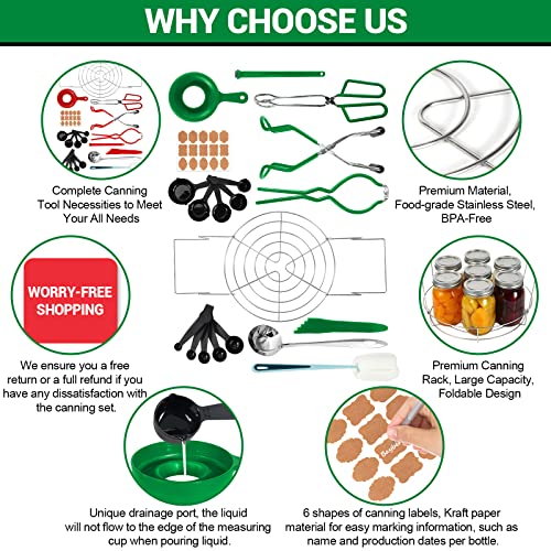All-in-one Canning Starter Kit for Beginners and Enthusiasts