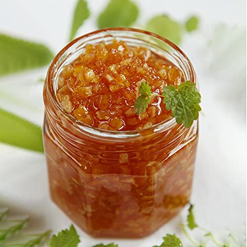 30 Pcs 4 oz Hexagon Glass Jars with Lids