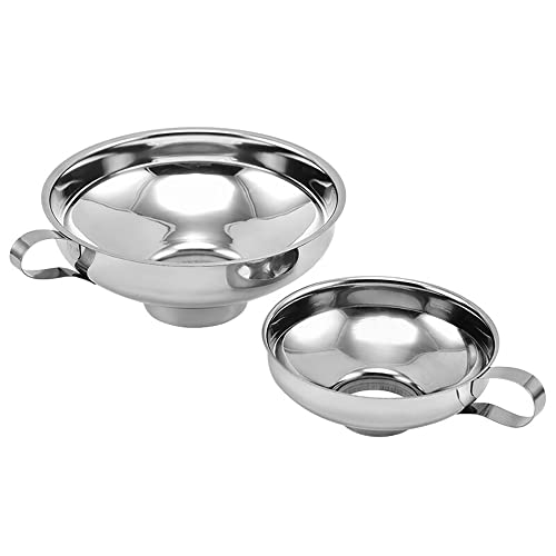 BILAL Stainless Steel Canning Funnel Set, Wide Mouth
