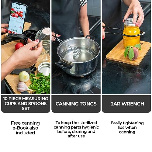 Canning Starter Set - Jar Lifter, Tongs, Accessories