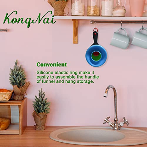 Silicone Collapsible Canning Funnel Set, Wide Mouth Jars