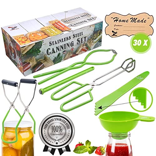 Stainless Steel Canning Set with Wide Mouth Funnel