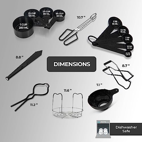 Canning Starter Set - Jar Lifter, Tongs, Accessories