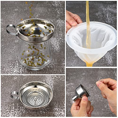 Stainless Steel Canning Funnel Set for Mason Jars