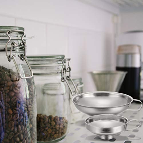 5-Piece Stainless Steel Canning Funnels for Mason Jars
