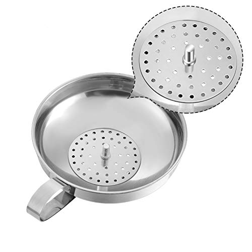 5-Piece Stainless Steel Canning Funnels for Mason Jars