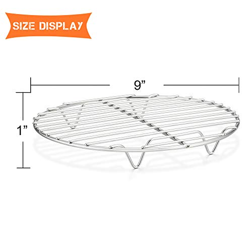 Round Stainless Steel Canning Steaming Racks Set of 2