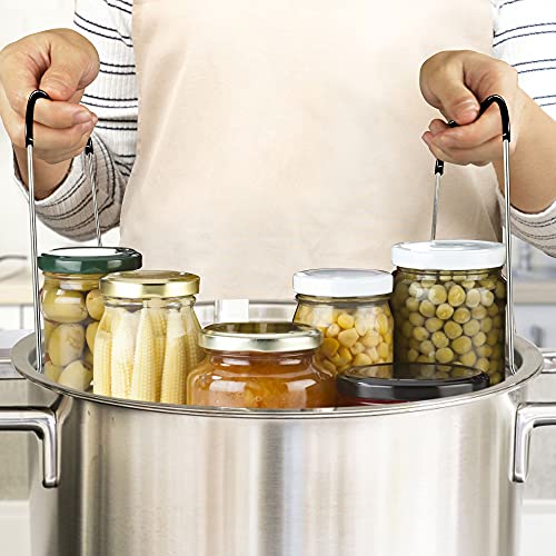 Stainless Steel Canning Rack, Holds 7 Pint Jars