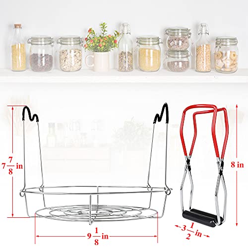 Stainless Steel Canning Rack, Holds 7 Pint Jars
