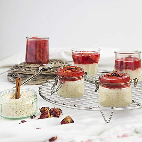 Round Stainless Steel Canning Steaming Racks Set of 2