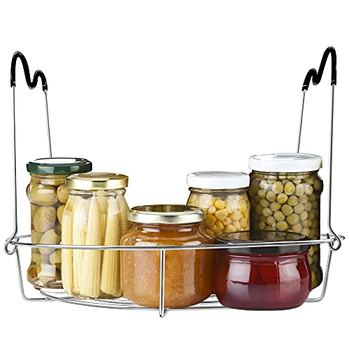 Stainless Steel Canning Rack, Holds 7 Pint Jars