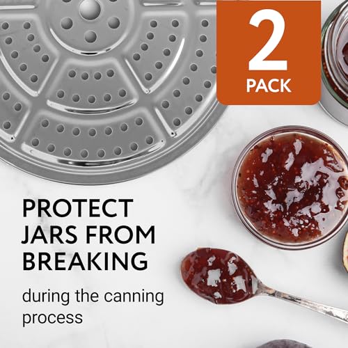 Stainless Steel Pressure Canner Rack - 2-Pack, 11-Inch