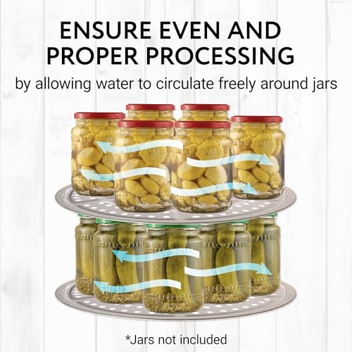 Stainless Steel Pressure Canner Rack - 2-Pack, 11-Inch