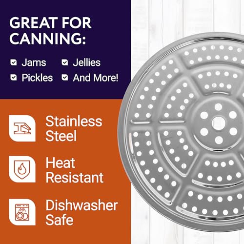 Stainless Steel Pressure Canner Rack - 2-Pack, 11-Inch