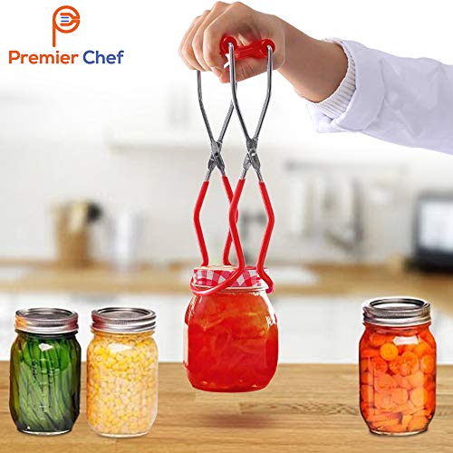 Chef Canning Jar Lifter- Safely remove jars from water