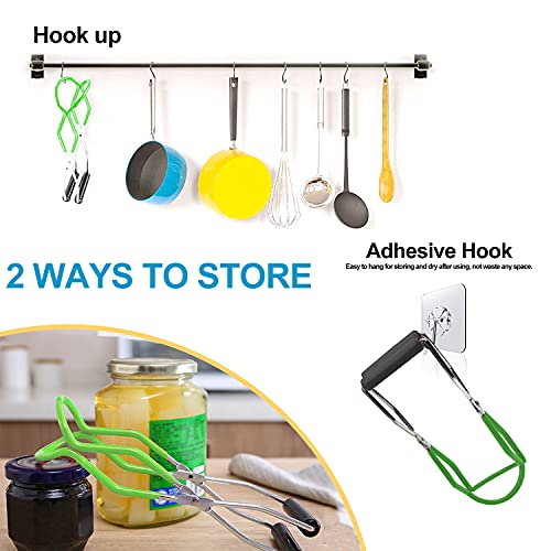 Stainless Steel Jar Lifter Tongs & Funnel Set